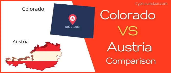Is Colorado bigger than Austria