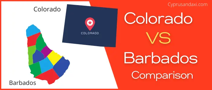 Is Colorado bigger than Barbados