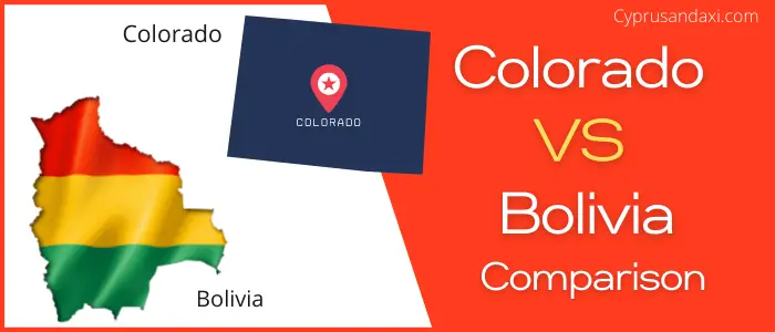 Is Colorado bigger than Bolivia