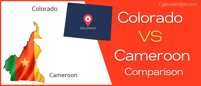 Is Colorado bigger than Cameroon