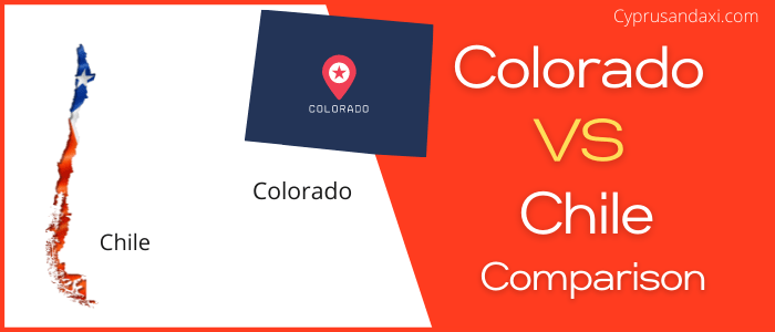 Is Colorado bigger than Chile