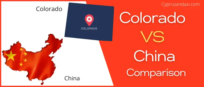 Is Colorado bigger than China