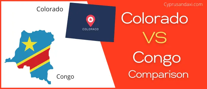 Is Colorado bigger than Congo