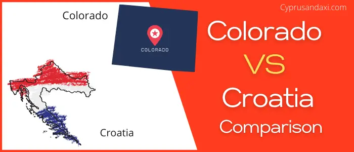 Is Colorado bigger than Croatia