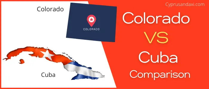 Is Colorado bigger than Cuba