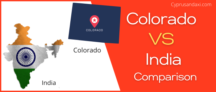 Is Colorado bigger than India