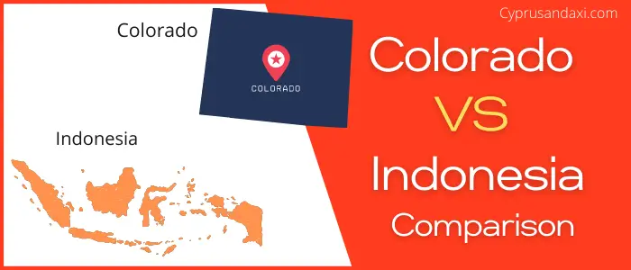 Is Colorado bigger than Indonesia