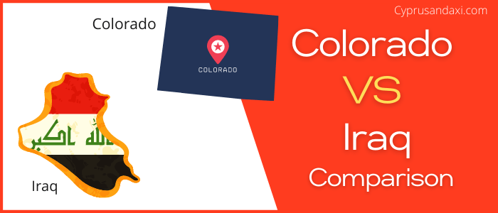 Is Colorado bigger than Iraq