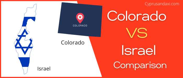 Is Colorado bigger than Israel