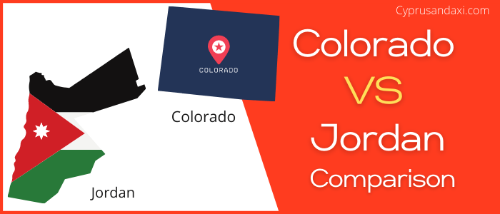 Is Colorado bigger than Jordan