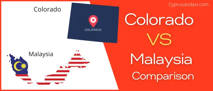 Is Colorado bigger than Malaysia
