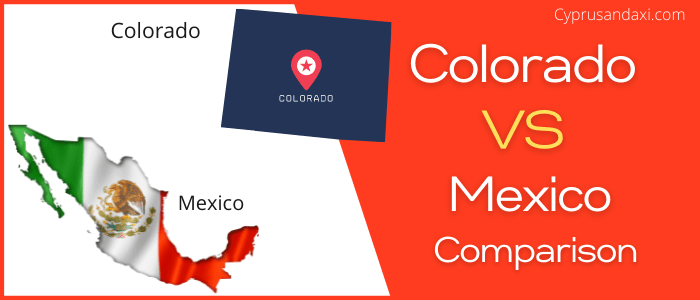 Is Colorado bigger than Mexico