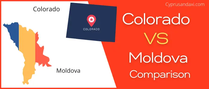 Is Colorado bigger than Moldova