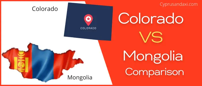 Is Colorado bigger than Mongolia