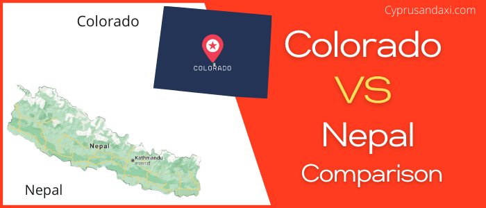 Is Colorado bigger than Nepal