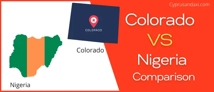 Is Colorado bigger than Nigeria