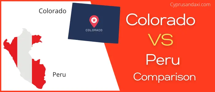 Is Colorado bigger than Peru