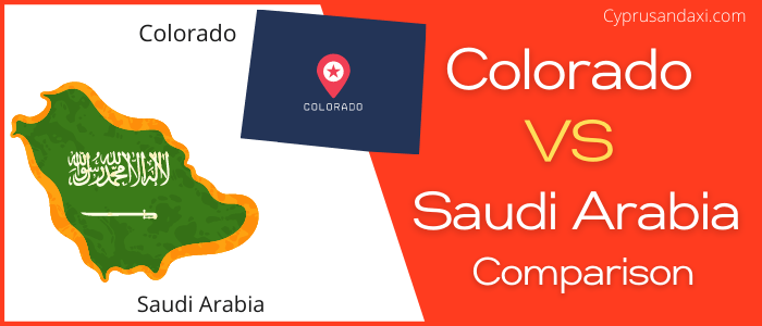 Is Colorado bigger than Saudi Arabia