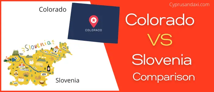 Is Colorado bigger than Slovenia