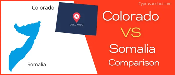Is Colorado bigger than Somalia