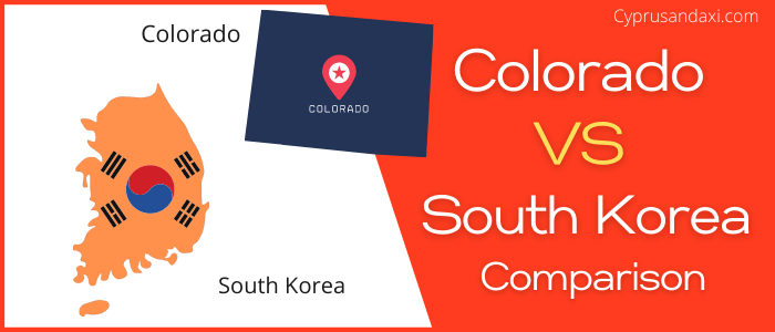 Is Colorado bigger than South Korea