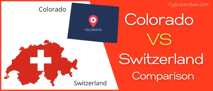 Is Colorado bigger than Switzerland
