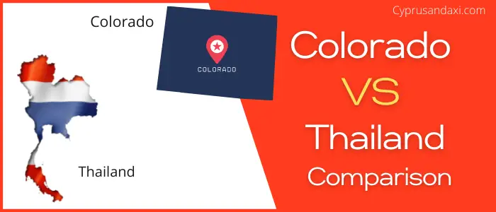 Is Colorado bigger than Thailand