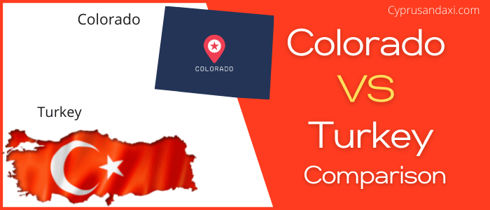 Is Colorado bigger than Turkey