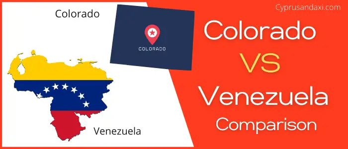 Is Colorado bigger than Venezuela