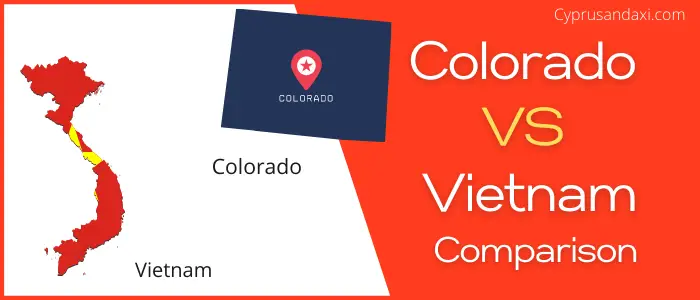 Is Colorado bigger than Vietnam