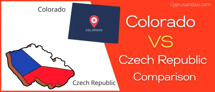 Is Colorado bigger than the Czech Republic