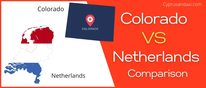 Is Colorado bigger than the Netherlands