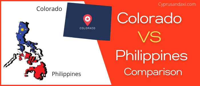 Is Colorado bigger than the Philippines