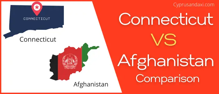 Is Connecticut bigger than Afghanistan