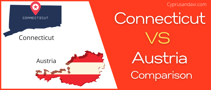 Is Connecticut bigger than Austria