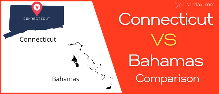 Is Connecticut bigger than Bahamas