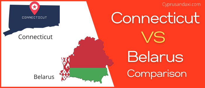 Is Connecticut bigger than Belarus