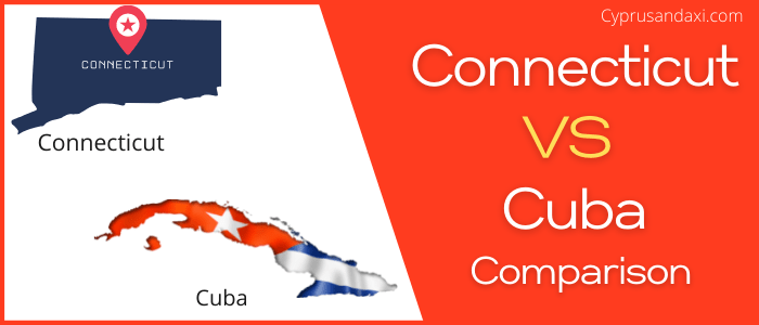 Is Connecticut bigger than Cuba