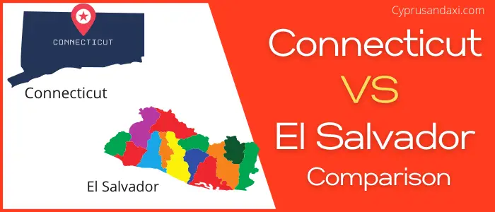 Is Connecticut bigger than El Salvador