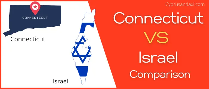 Is Connecticut bigger than Israel