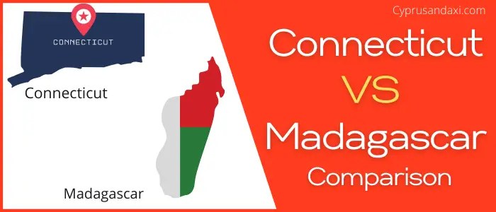 Is Connecticut bigger than Madagascar