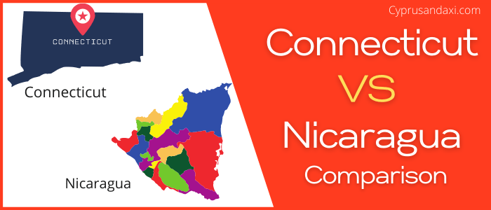 Is Connecticut bigger than Nicaragua