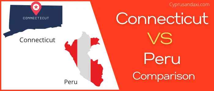Is Connecticut bigger than Peru