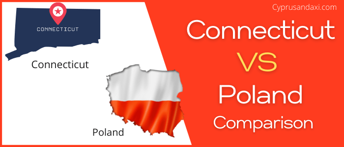 Is Connecticut bigger than Poland