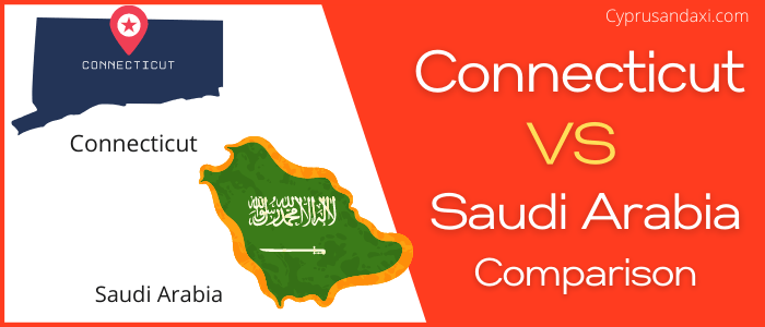 Is Connecticut bigger than Saudi Arabia