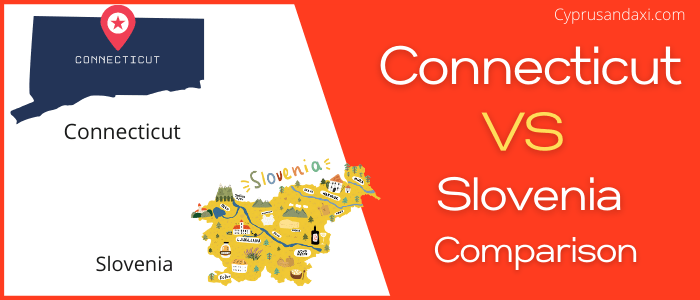 Is Connecticut bigger than Slovenia