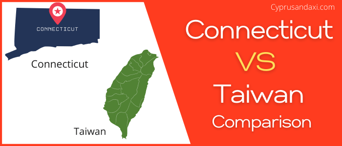 Is Connecticut bigger than Taiwan