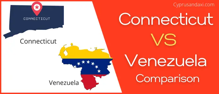 Is Connecticut bigger than Venezuela
