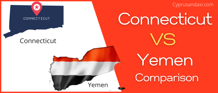 Is Connecticut bigger than Yemen