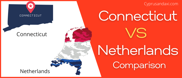 Is Connecticut bigger than the Netherlands